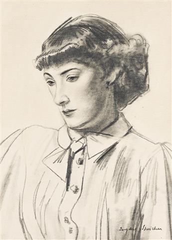 EUGENE SPEICHER Portrait of a Woman.